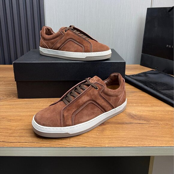 Dunhill Mens Casual Sneakers Tan main image 4